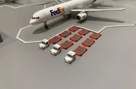 1:400 Scale Airport Cargo Cart UPS (For Gemini jets And Ng Models)