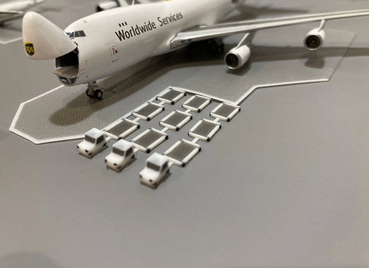 1:400 Scale Airport Cargo Cart UPS (For Gemini jets And Ng Models)