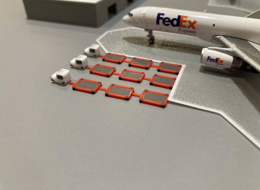 1:400 Scale Airport Cargo Cart UPS (For Gemini jets And Ng Models)